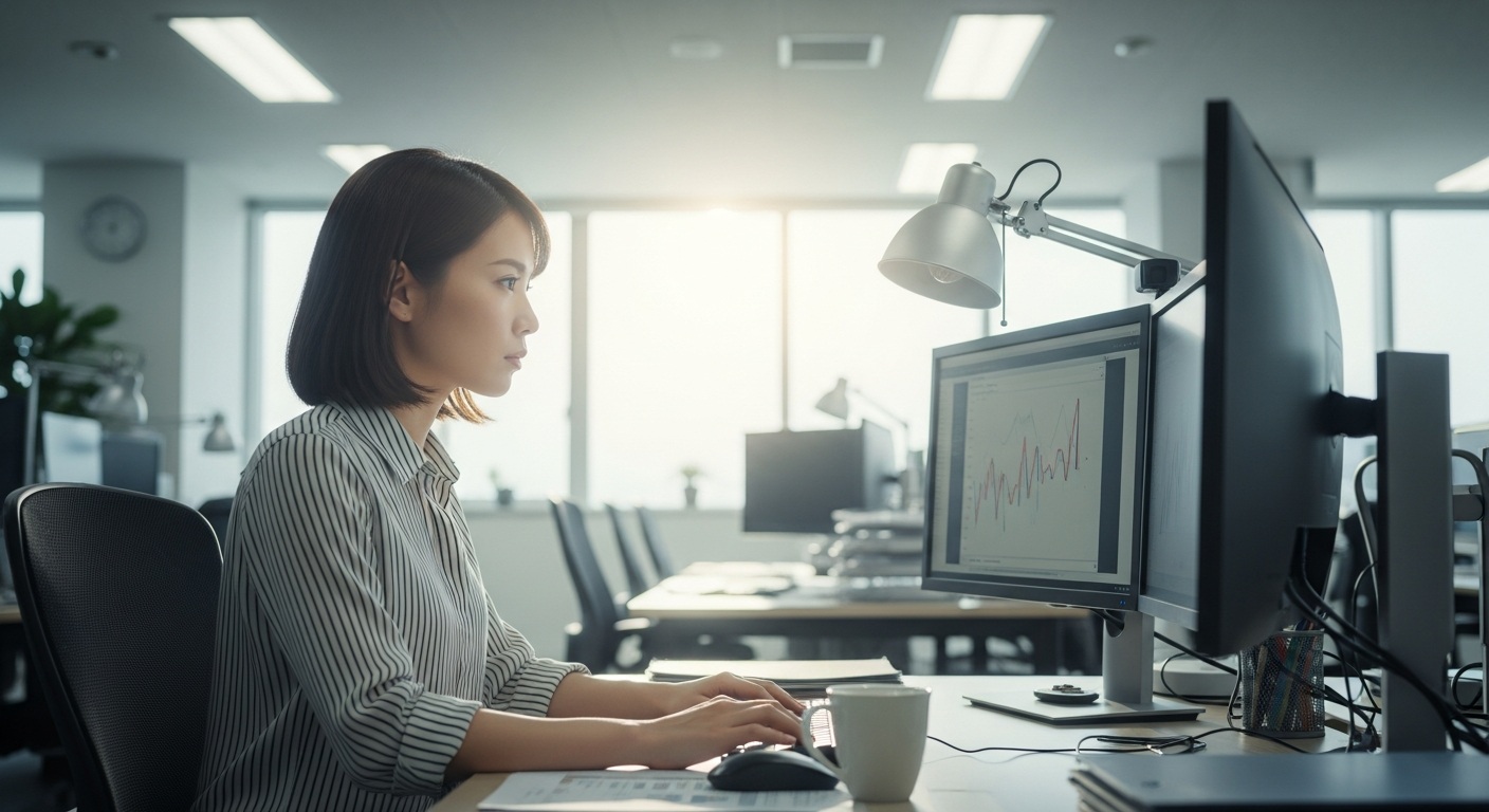 会社で働く女性